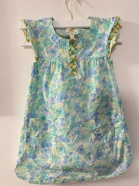 Matilda Jane Floral Cotton Dress in Mint, Light Blue, Yellow